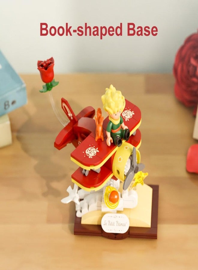 PANTASY Le Petit Prince Building Block Set Adults & Kids Collectible Brick Model,Rose,Train,Moon & Airplane Figures,Le Petit Prince Creative DIY Building Toys Gift for Fans of Stories - Image 3